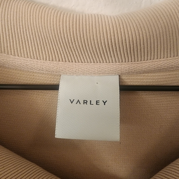 Varley Vine Half Zip Taupe Marl Pullover Sweatshirt Womens Small - Picture 3 of 10